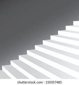 vector illustration of  stairs