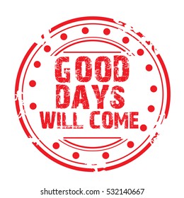 Vector illustration of a Stamp For Day of Good Will.