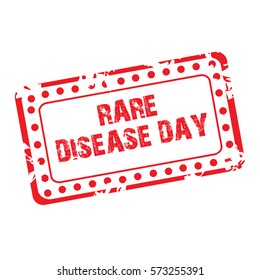 Vector illustration of a Stamp for Rare Disease Day.
