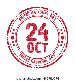 Vector illustration of a stamp for United Arab Emirates for national day.