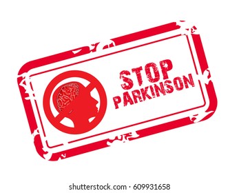 Vector illustration of a Stamp for World Parkinson Day.
