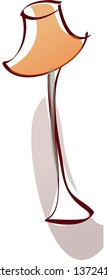 Vector illustration of a stand