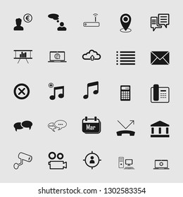 Vector illustration of standard and universal social media and network icon set