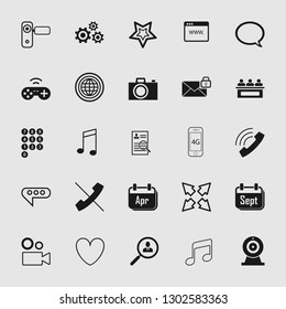 Vector illustration of standard and universal social media and network icon set