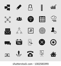 Vector illustration of standard and universal social media and network icon set