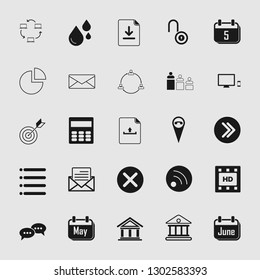 Vector illustration of standard and universal social media and network icon set