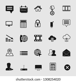Vector illustration of standard and universal social media and network icon set