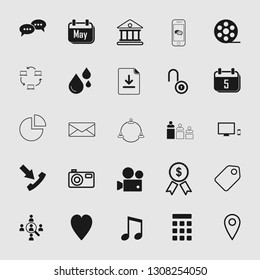 Vector illustration of standard and universal social media and network icon set