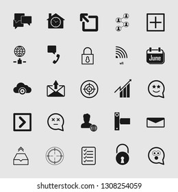 Vector illustration of standard and universal social media and network icon set