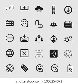 Vector illustration of standard and universal social media and network icon set
