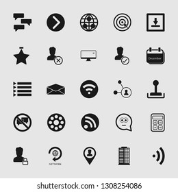 Vector illustration of standard and universal social media and network icon set