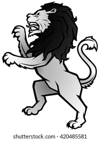 784 Lion side view vector Images, Stock Photos & Vectors | Shutterstock