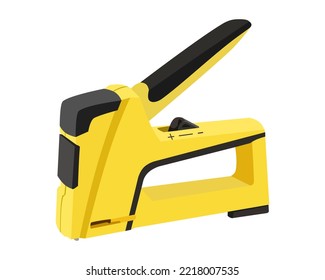 Pistola de ilustraciones vectoriales aislada en fondo blanco. Herramientas para carpintería.