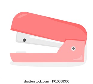 Vector illustration of a stapler for office equipment