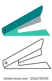 Ilustração vetorial dos grampos