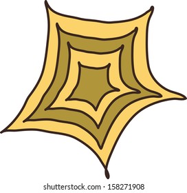 Vector illustration of star