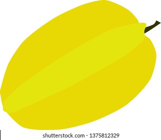 Vector illustration Star apple