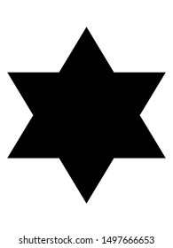 Vector Illustration of Star of David Icon