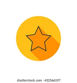 Vector illustration of star icon