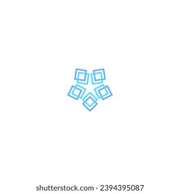 vector illustration of star technology