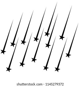 Vector illustration of a stargazing isolated on white background
