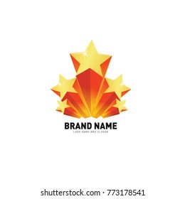 Vector illustration stars for logo
