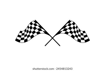 Ilustración vectorial de los indicadores de inicio y fin sobre fondo blanco.