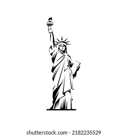 Vector illustration Statue of Liberty