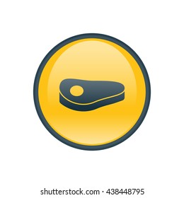 Vector illustration of steak icon
