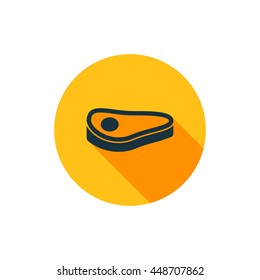 Vector illustration of steak icon