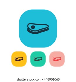 Vector illustration of steak icon