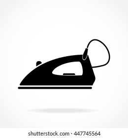 vector illustration of steam iron