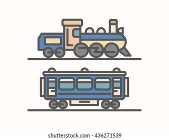 train car drawing