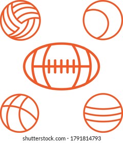ilustración vectorial de una bola de palo aislada en blanco
