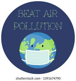 Vector illustration of a Sticker for World Environment Day.