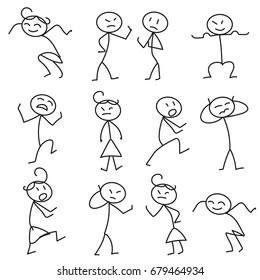 Similar Images, Stock Photos & Vectors of people stickman, stick figure ...