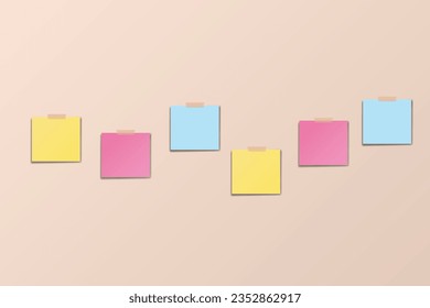 vector illustration Sticky note eps 10
