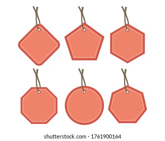Vector illustration of sticky notes, bookmarks,