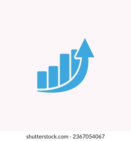 gráfico de acciones de ilustraciones vectoriales, que muestra el valor de venta de las acciones.