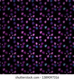 Vector illustration. - stock. Watercolor, hand drawn. Design wrapping and gift paper, greeting cards, banner and posters design. Doodles on black, violet and purple colors. Background.