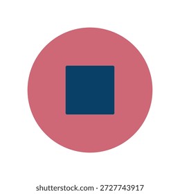 Vector illustration of stop icon image