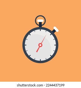 Vector illustration of stopwatch icon.