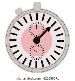 Vector illustration of a stopwatch for sports. Icon for web site