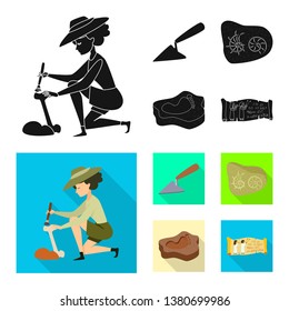 Vector illustration of story and items icon. Collection of story and attributes  stock symbol for web.