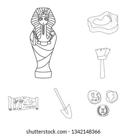 Vector illustration of story and research icon. Collection of story and discovery stock vector illustration.