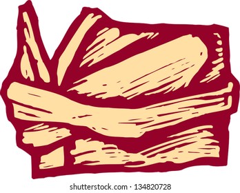 Vector illustration of Straight Jacket
