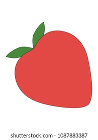Vector illustration of a Strawberry