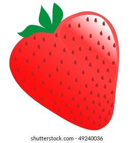 vector illustration of strawberry