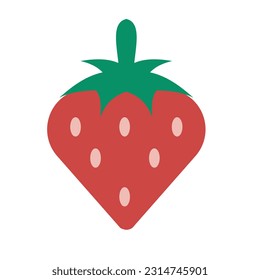 ilustración vectorial del icono de fresa