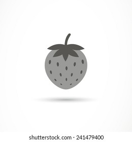 Vector Illustration of a Strawberry Icon
